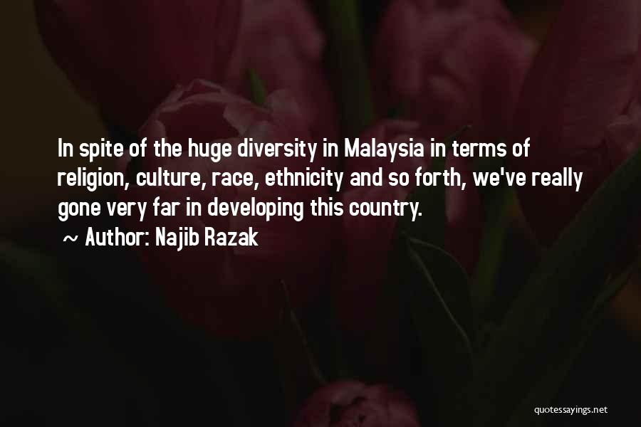 Ethnicity And Culture Quotes By Najib Razak