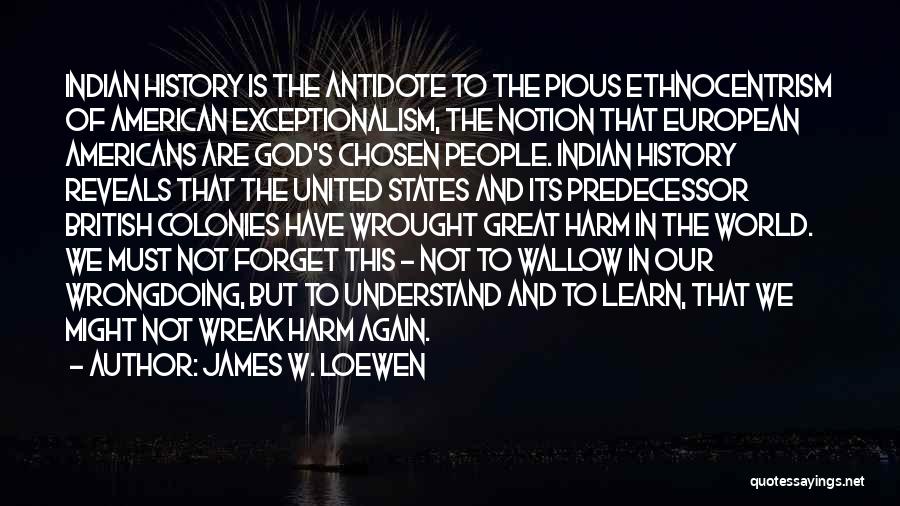 Ethnocentrism Quotes By James W. Loewen