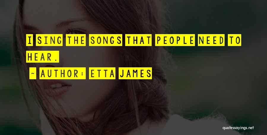 Etta Quotes By Etta James