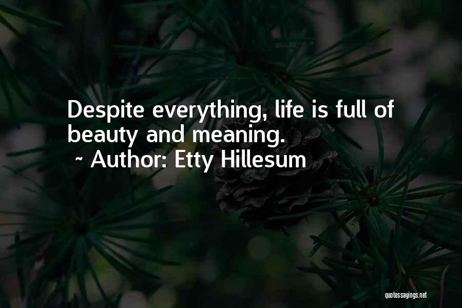 Etty Hillesum Quotes 932759