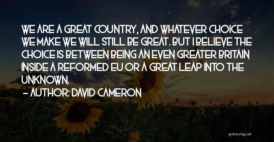 Eu Quotes By David Cameron