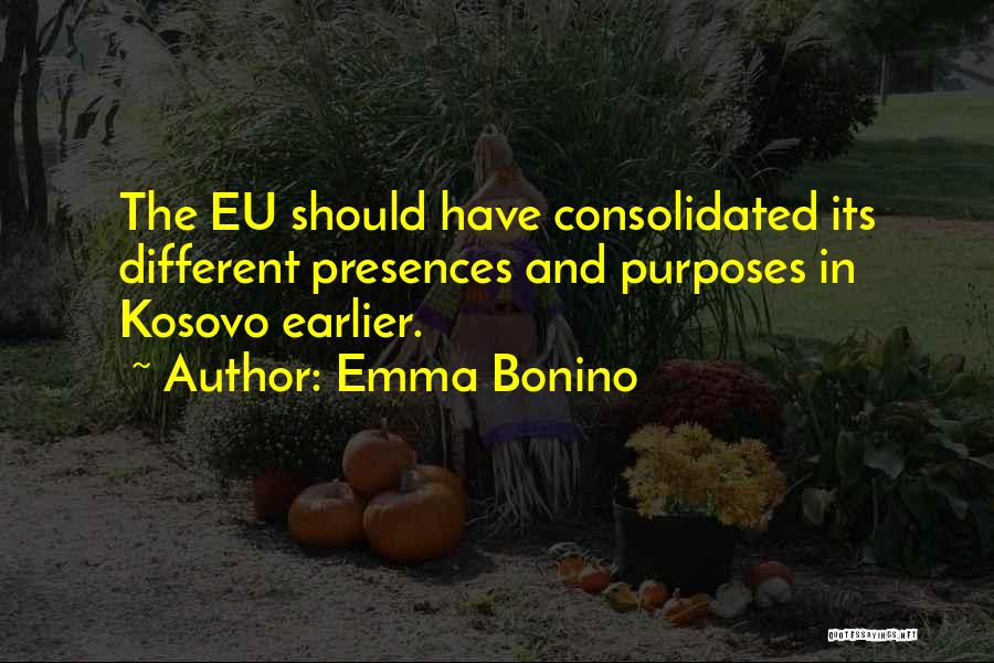 Eu Quotes By Emma Bonino