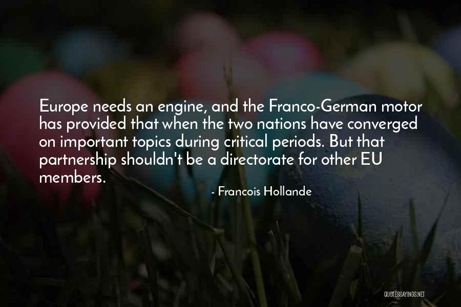 Eu Quotes By Francois Hollande