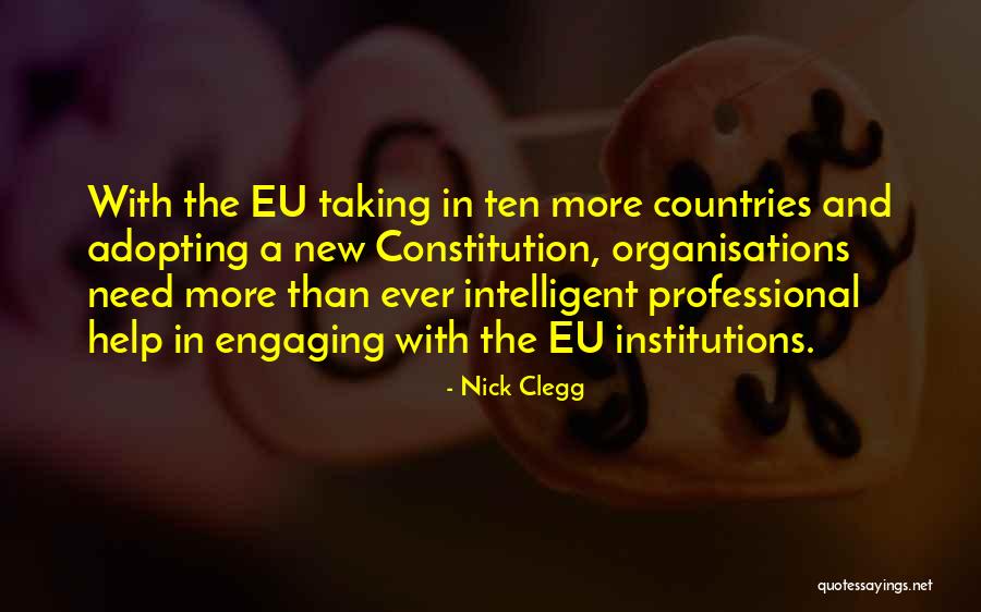 Eu Quotes By Nick Clegg