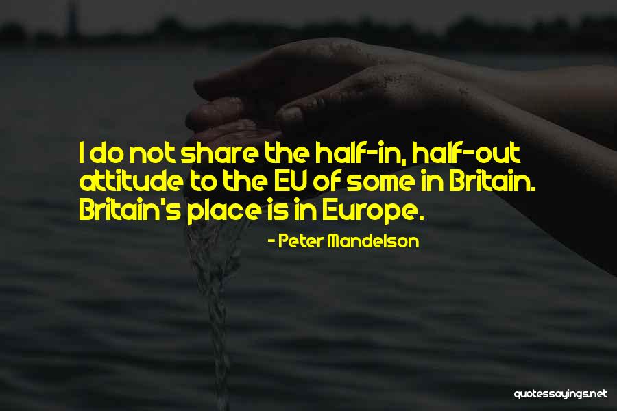 Eu Quotes By Peter Mandelson