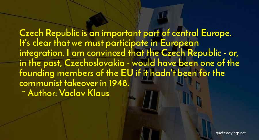 Eu Quotes By Vaclav Klaus