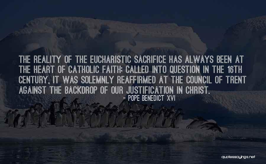 Eucharistic Quotes By Pope Benedict XVI