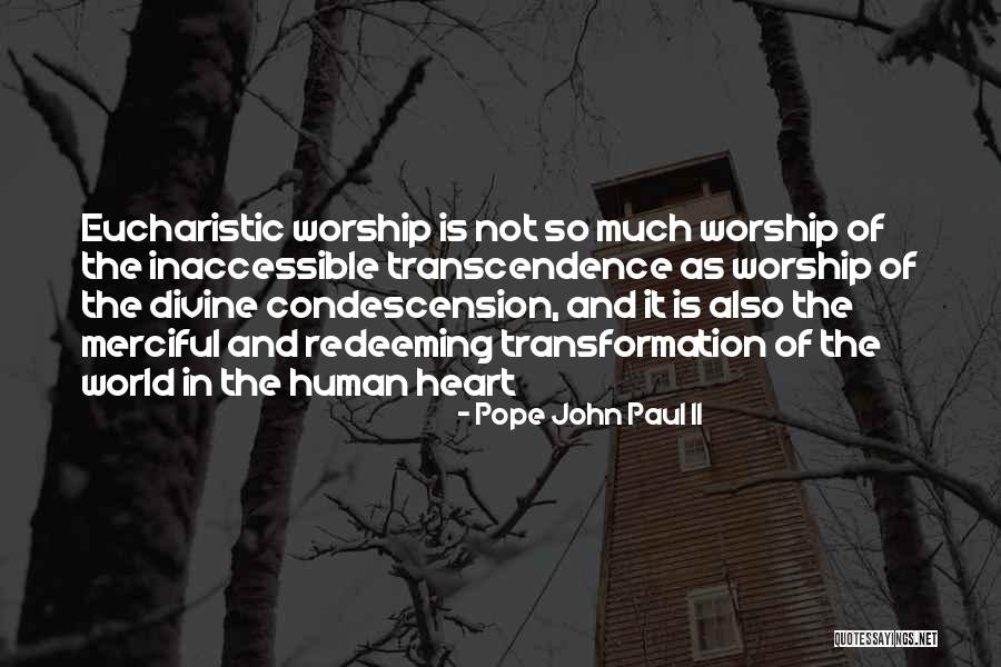 Eucharistic Quotes By Pope John Paul II