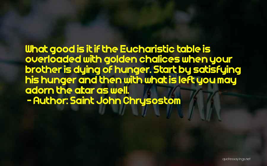 Eucharistic Quotes By Saint John Chrysostom