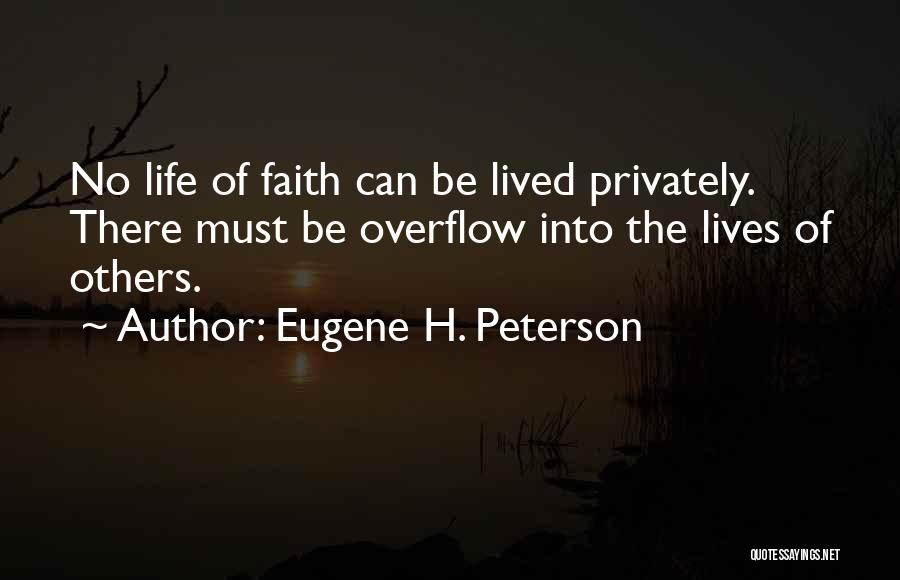 Eugene H. Peterson Quotes 1565995