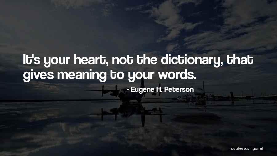 Eugene H. Peterson Quotes 261977 Eugene H. Peterson Quotes 261977