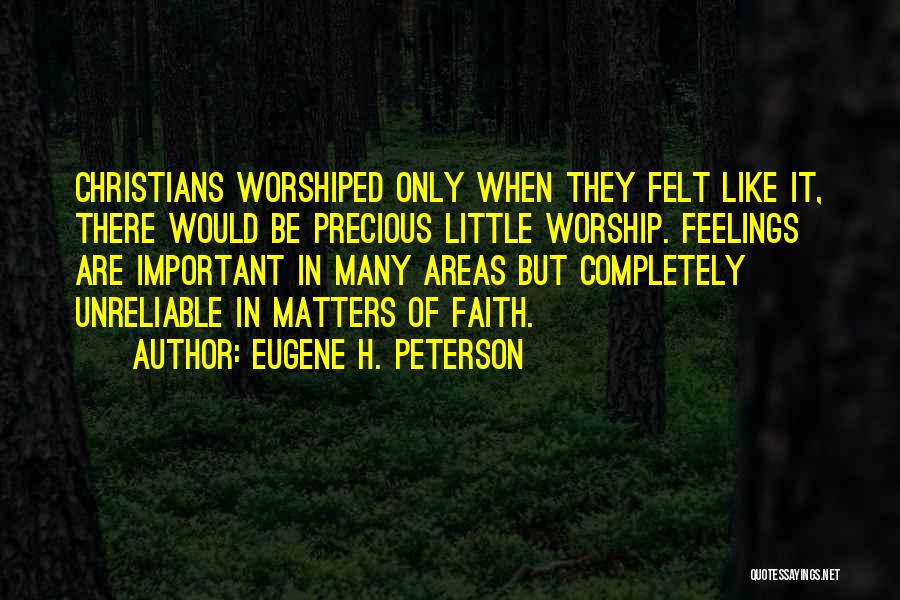 Eugene H. Peterson Quotes 560870