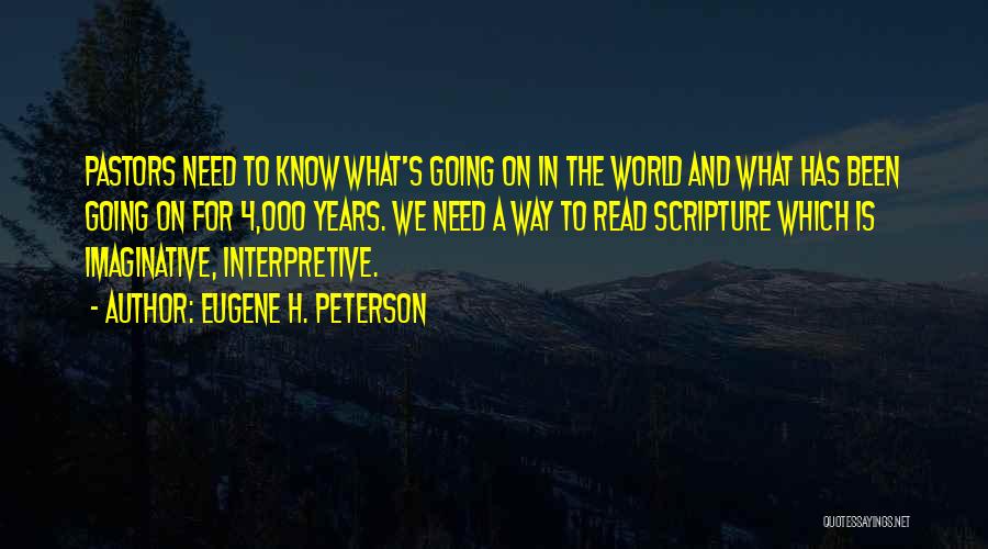 Eugene H. Peterson Quotes 841324