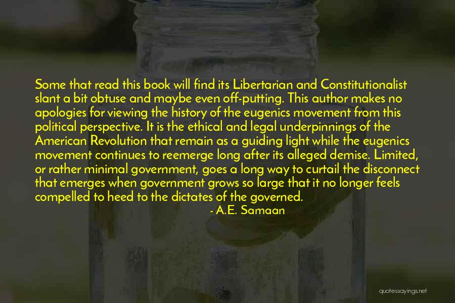 Eugenics Quotes By A.E. Samaan Eugenics Quotes By A.E. Samaan