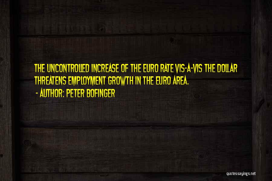 Euro Dollar Quotes By Peter Bofinger