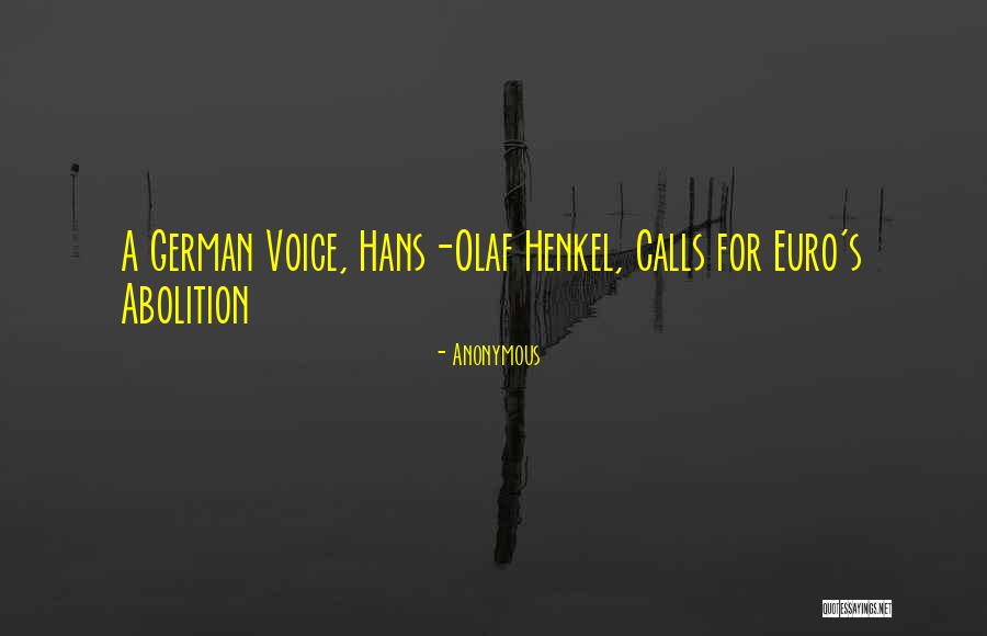 Euro Quotes By Anonymous