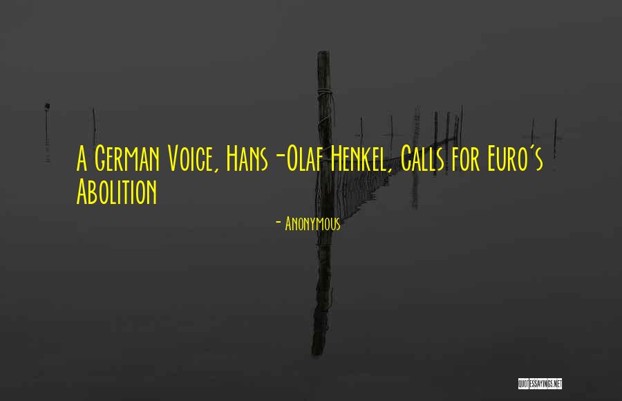 Euro Quotes By Anonymous