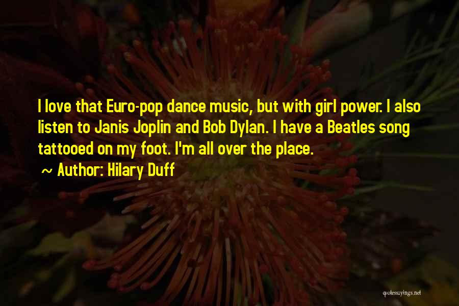 Euro Quotes By Hilary Duff