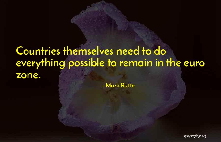 Euro Quotes By Mark Rutte