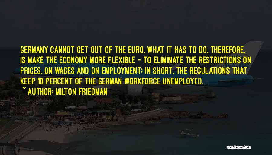 Euro Quotes By Milton Friedman