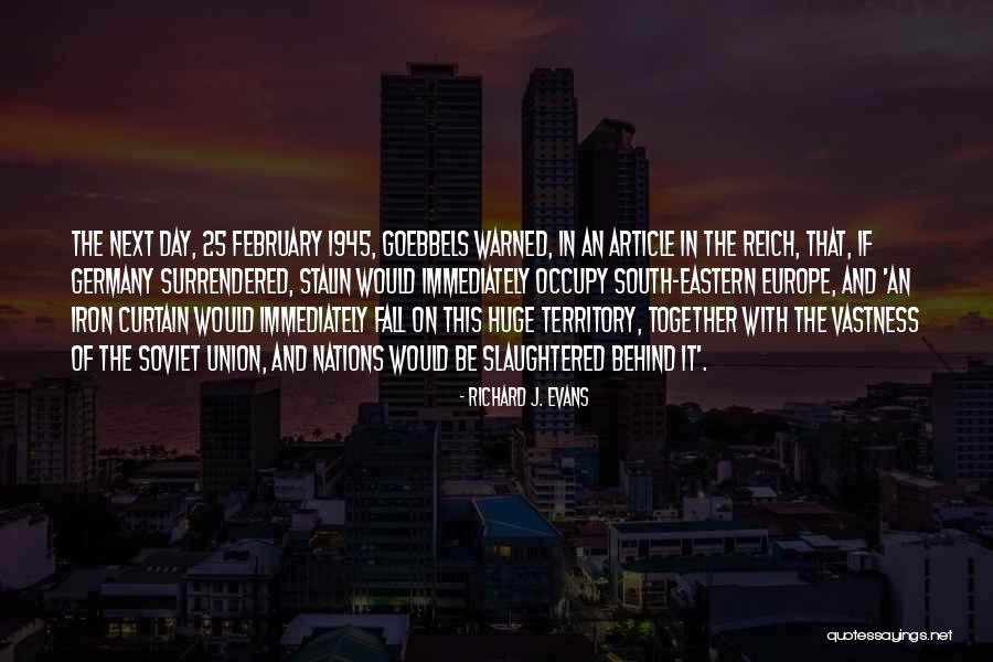 Europe Day Quotes By Richard J. Evans Europe Day Quotes By Richard J. Evans