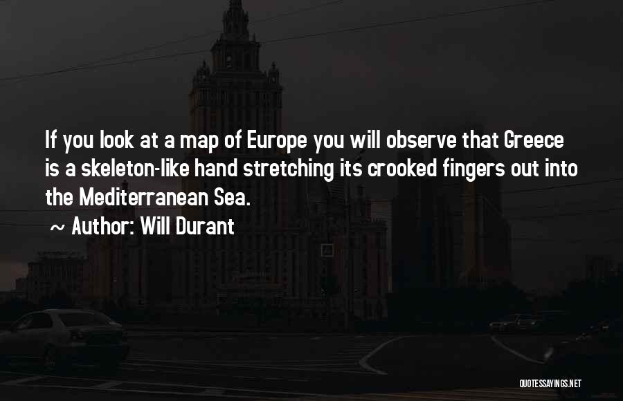 Europe Map Quotes By Will Durant