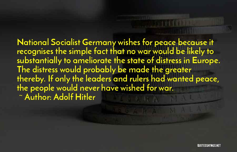 Europe Quotes By Adolf Hitler