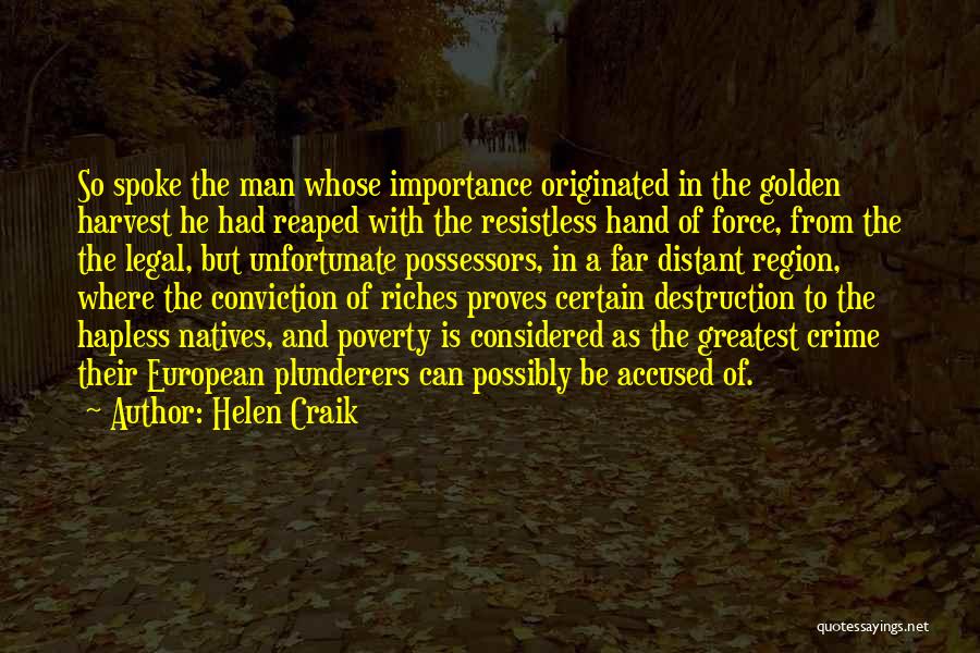European Colonization Quotes By Helen Craik