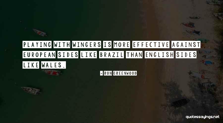 European Football Quotes By Ron Greenwood