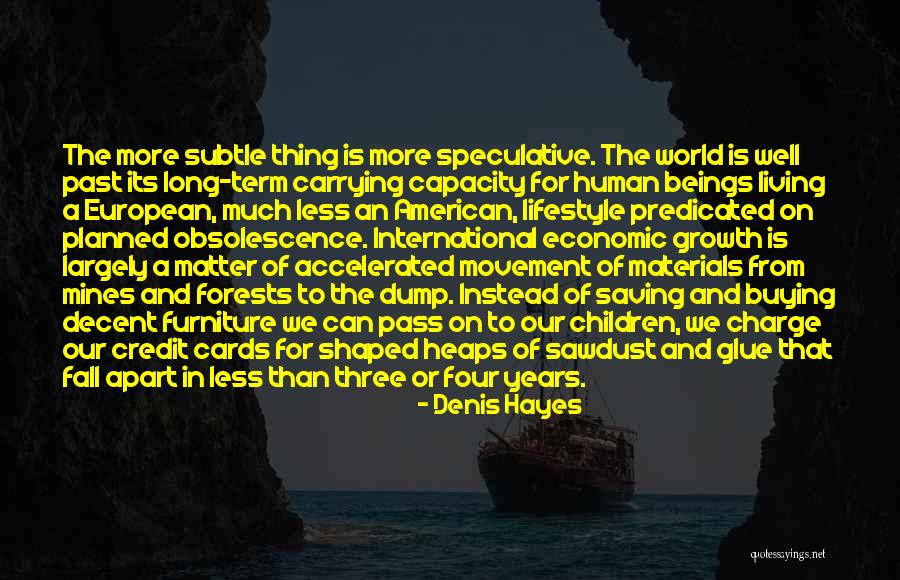 European Lifestyle Quotes By Denis Hayes European Lifestyle Quotes By Denis Hayes