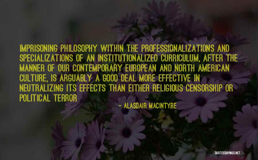 European Quotes By Alasdair MacIntyre