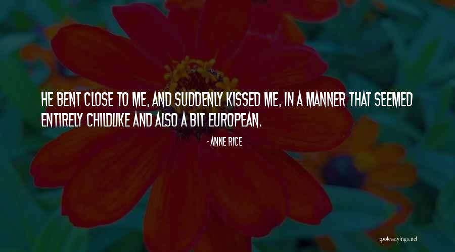 European Quotes By Anne Rice