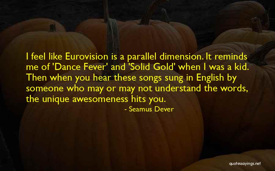 Eurovision Quotes By Seamus Dever