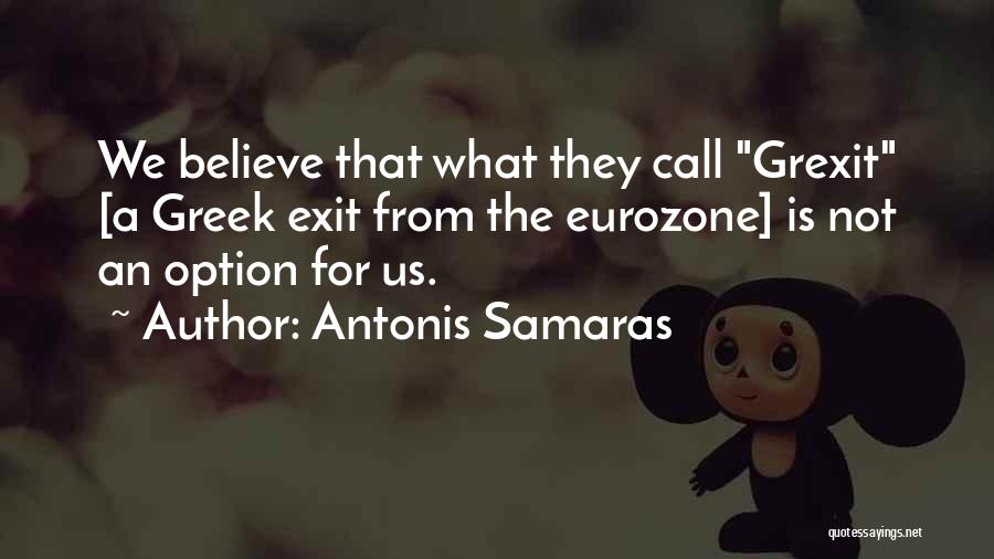 Eurozone Quotes By Antonis Samaras