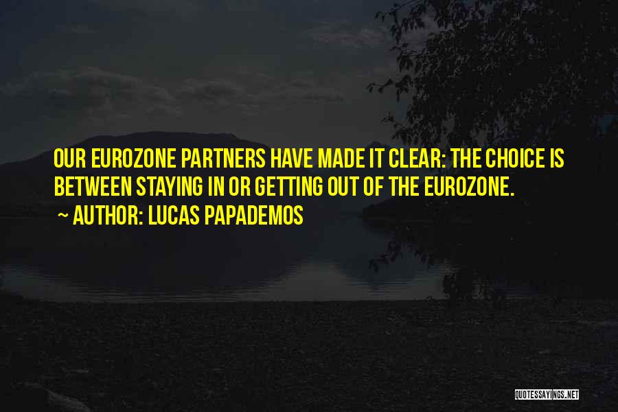 Eurozone Quotes By Lucas Papademos