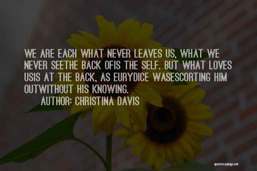 Eurydice Quotes By Christina Davis