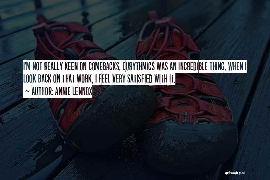 Eurythmics Quotes By Annie Lennox