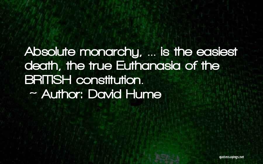 Euthanasia Con Quotes By David Hume
