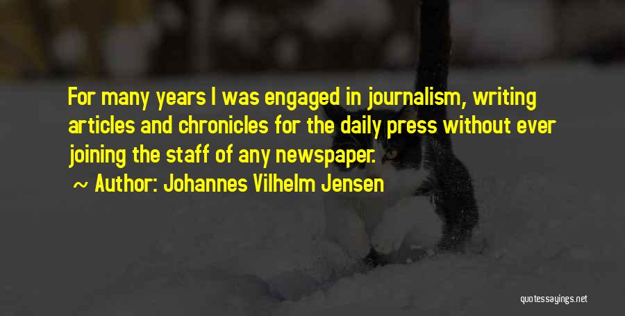 Ev Mecham Quotes By Johannes Vilhelm Jensen