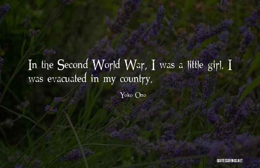 Evacuated Quotes By Yoko Ono