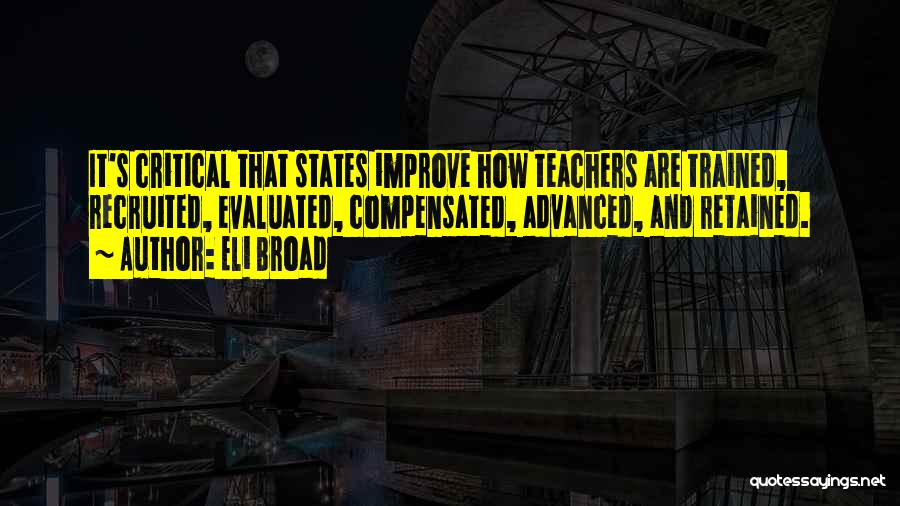 Evaluated Quotes By Eli Broad