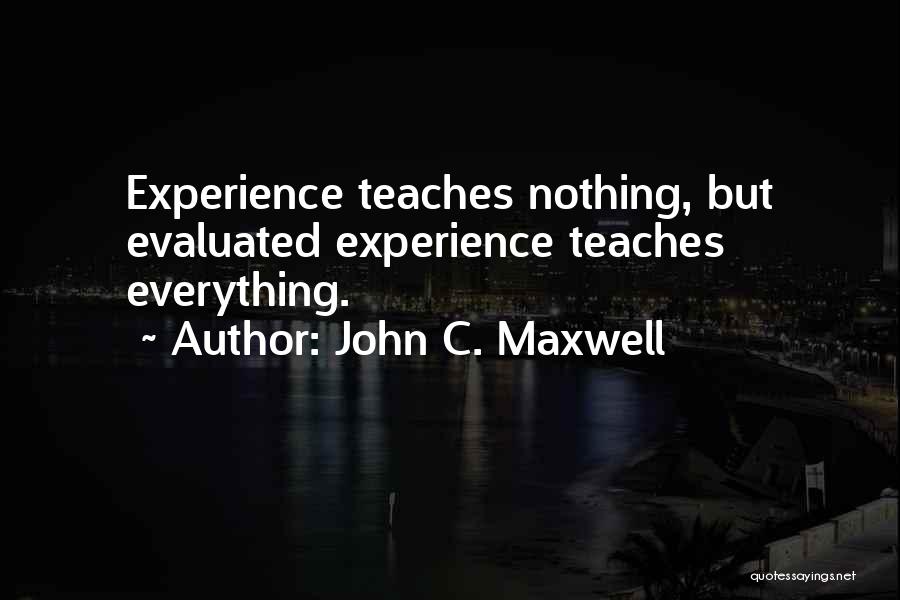 Evaluated Quotes By John C. Maxwell