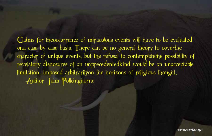 Evaluated Quotes By John Polkinghorne