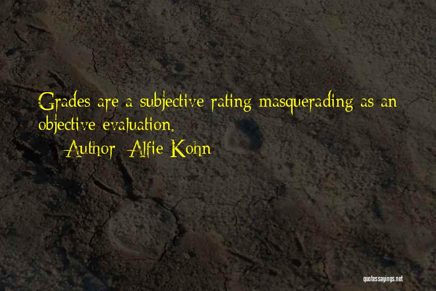 Evaluation Quotes By Alfie Kohn