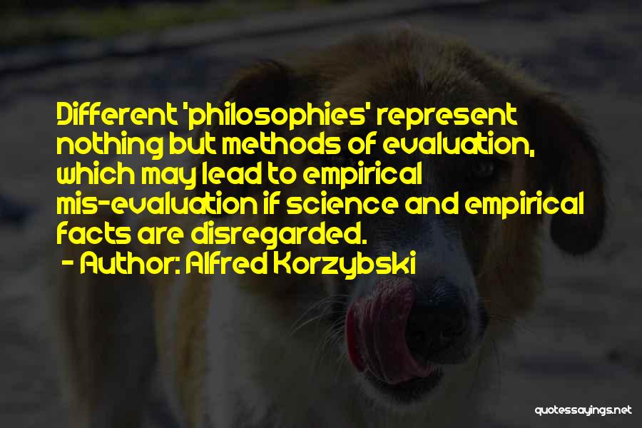 Evaluation Quotes By Alfred Korzybski