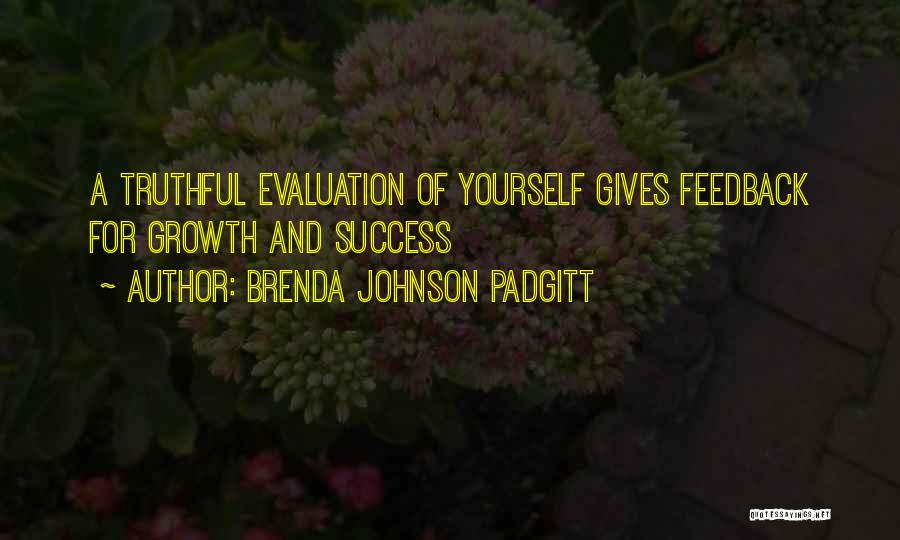 Evaluation Quotes By Brenda Johnson Padgitt