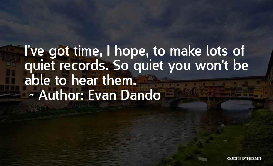 Evan Dando Quotes 720782