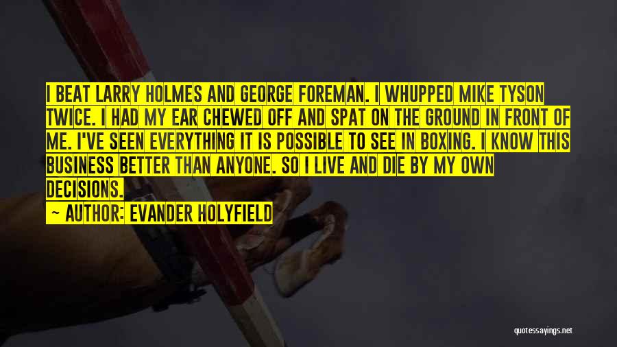 Evander Holyfield Quotes 951226