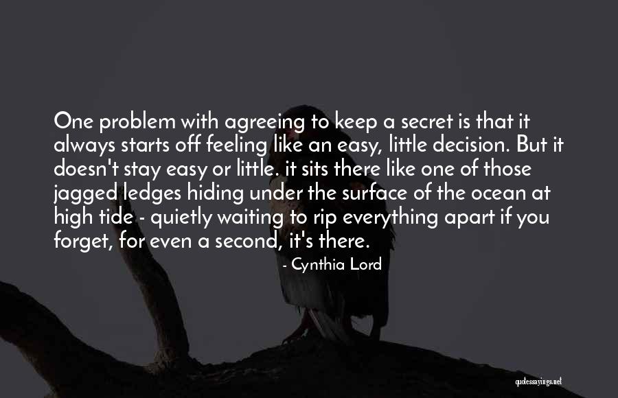 Evanescente Ph Quotes By Cynthia Lord Evanescente Ph Quotes By Cynthia Lord
