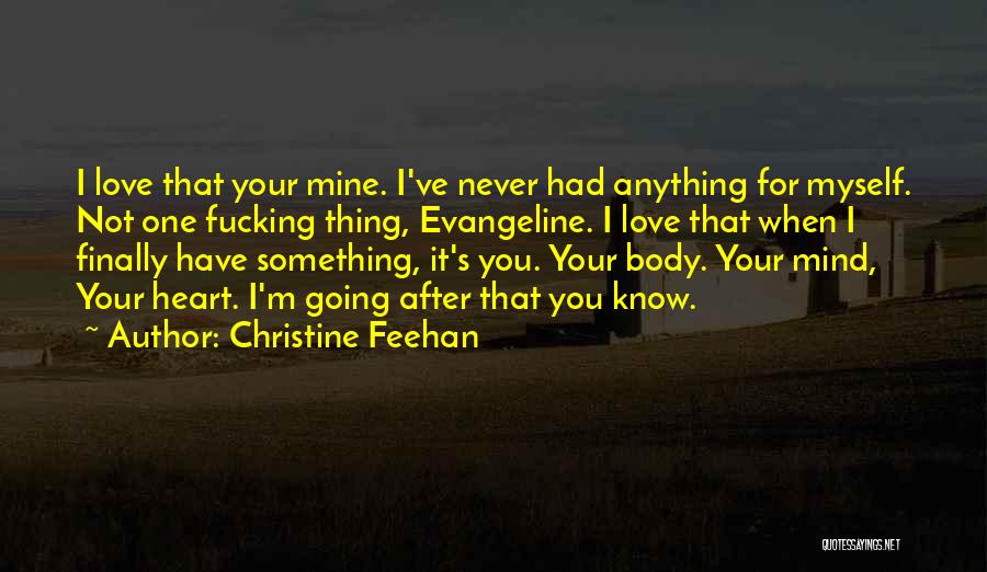 Evangeline Quotes By Christine Feehan